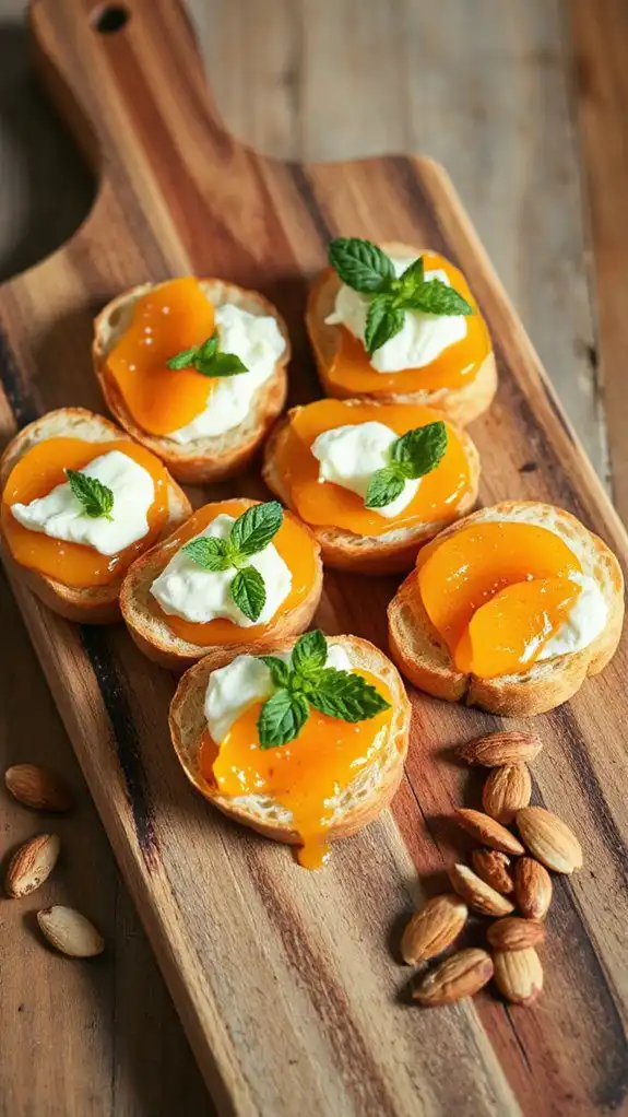 sweet apricot mascarpone delight