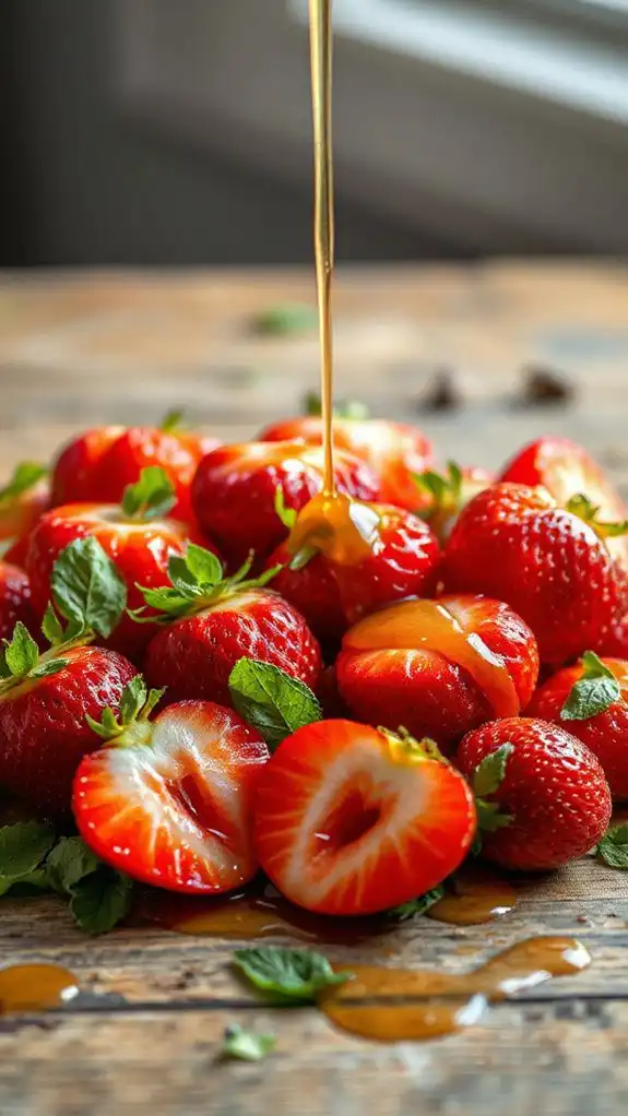sweet caramelized berry treat