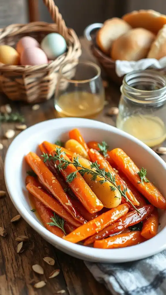 sweet caramelized carrot dish sweet caramelized carrot dish
