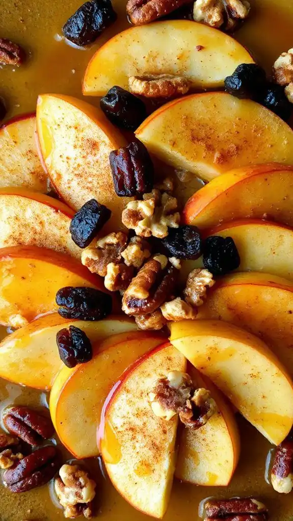 sweet caramelized fruit dish