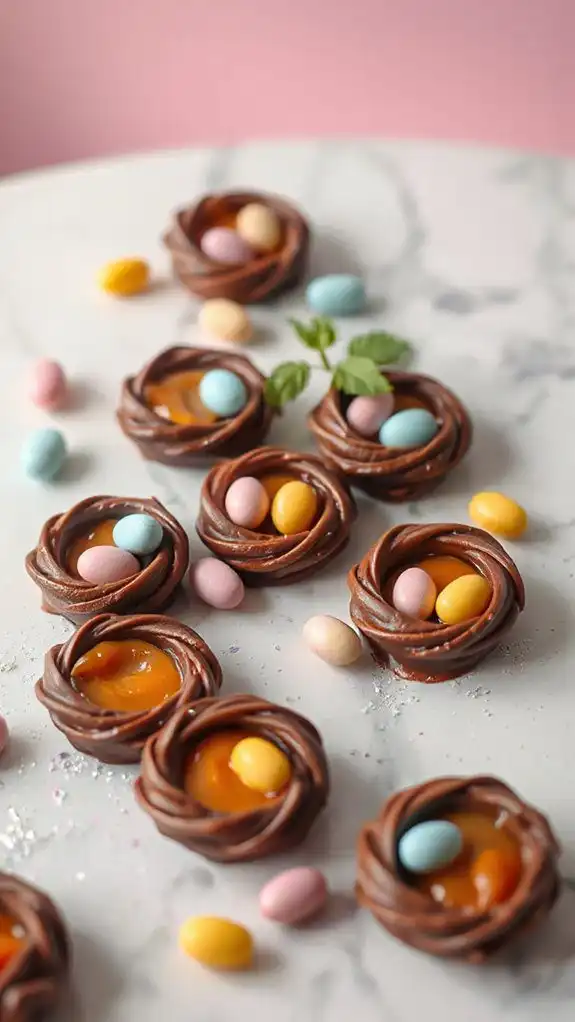 sweet chocolate caramel treat