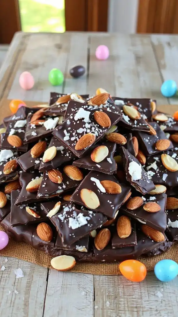sweet chocolate coconut treat
