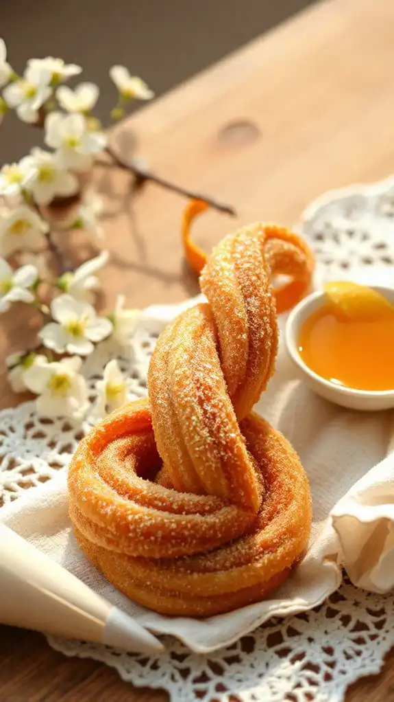sweet citrus flavored fried dough