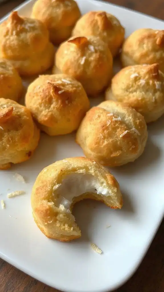 sweet coconut dessert treat