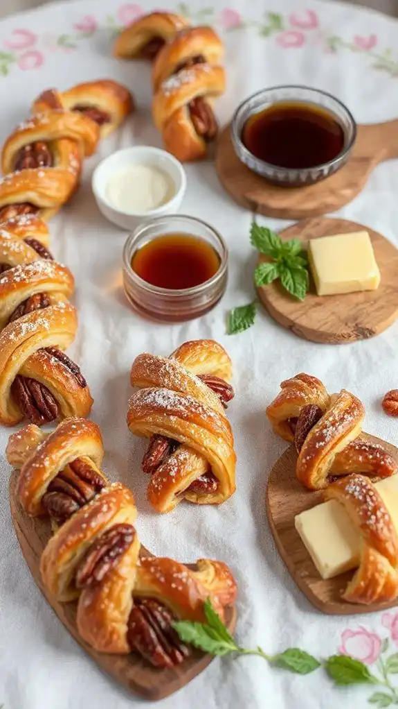 sweet crunchy pastry twists
