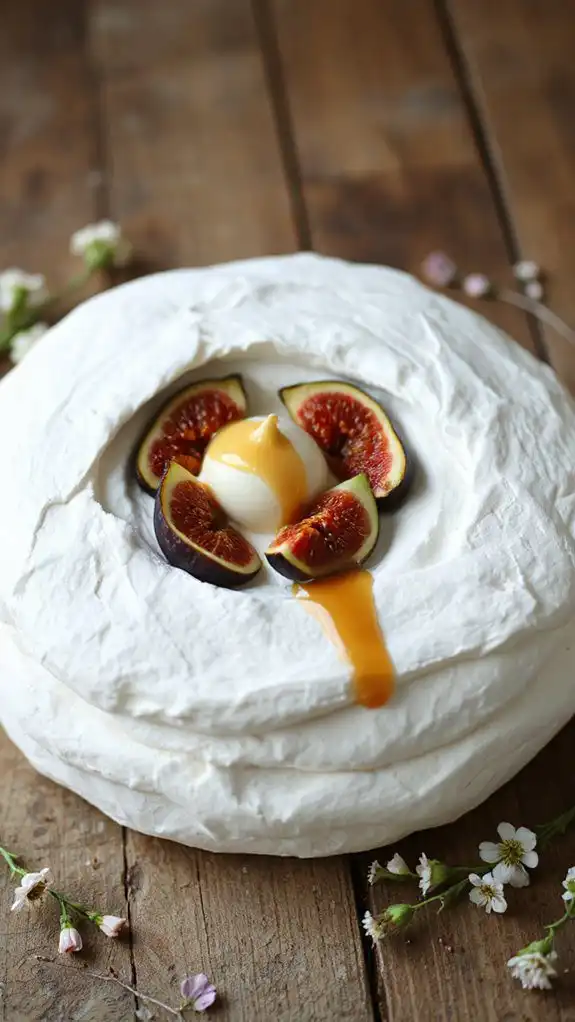 sweet fig honey dessert