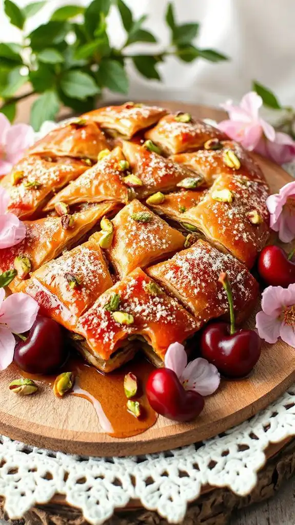 sweet floral pastry delight