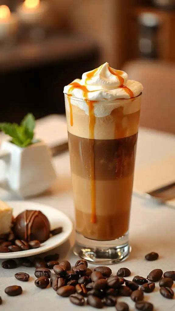 sweet frothy coffee delight