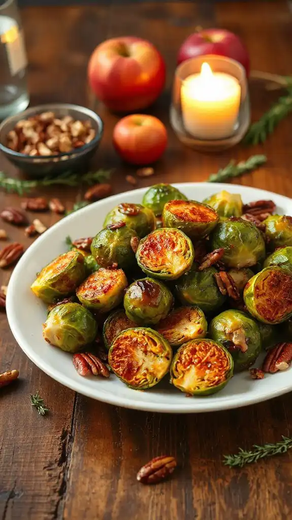 sweet glazed vegetable dish
