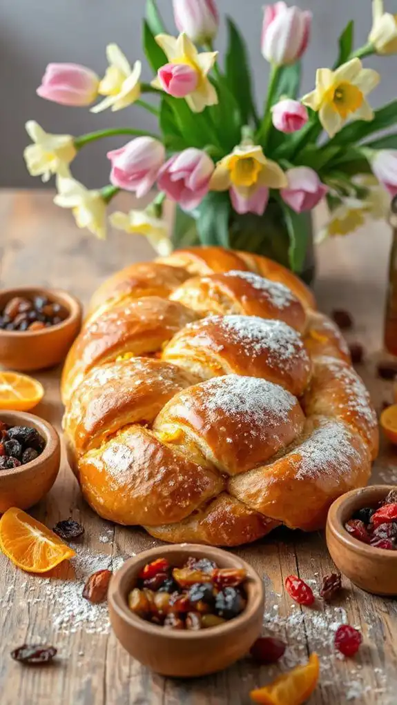 sweet hungarian braided bread