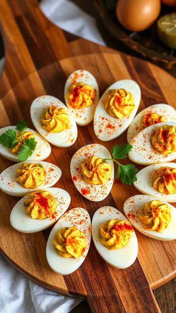 sweet jalape o deviled eggs