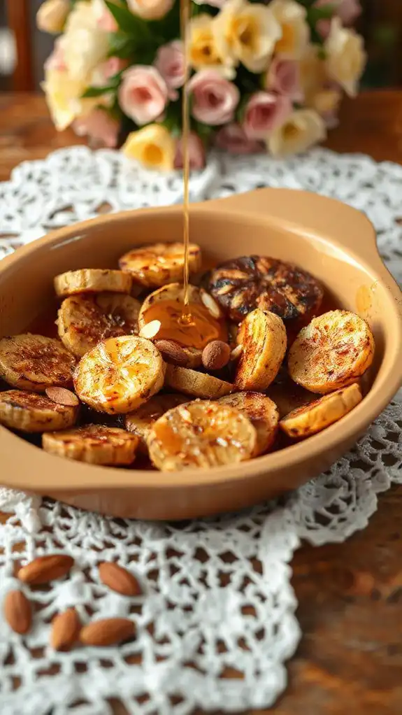 sweet nutty banana treat