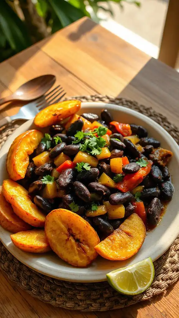 sweet plantains with sauce sweet plantains with sauce