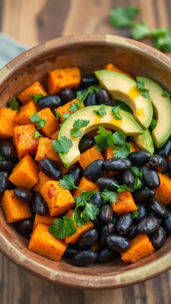 sweet potato black bean bowl