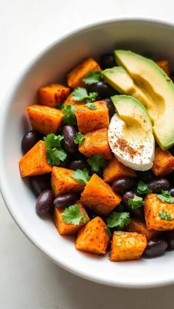 sweet potato black bean bowl