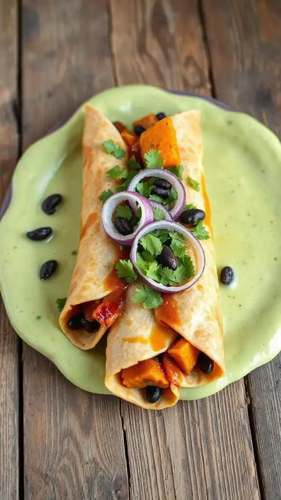 sweet potato black bean enchiladas sweet potato black bean enchiladas