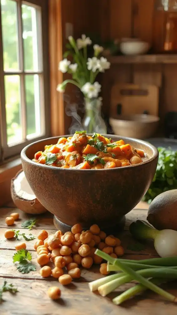 sweet potato chickpea curry sweet potato chickpea curry