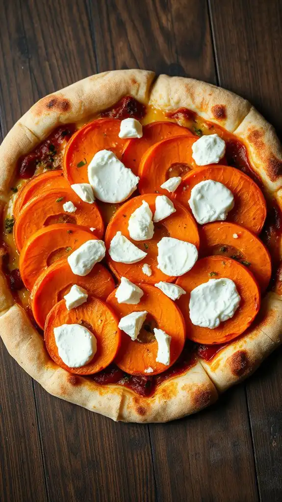 sweet potato goat cheese pizza sweet potato goat cheese pizza