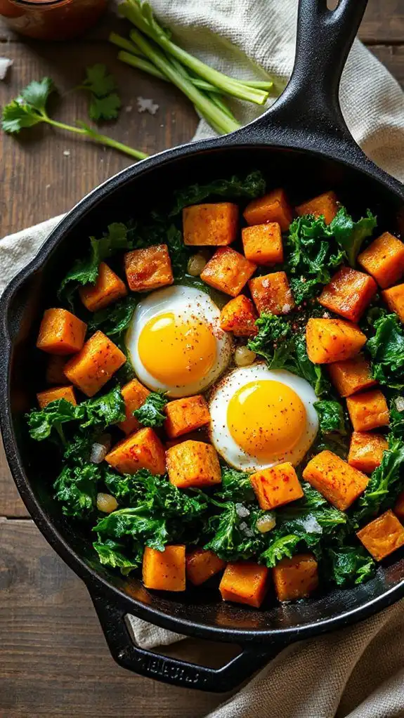 sweet potato kale dish sweet potato kale dish