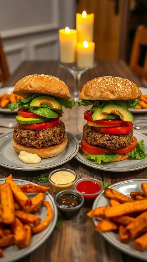 sweet potato quinoa burger