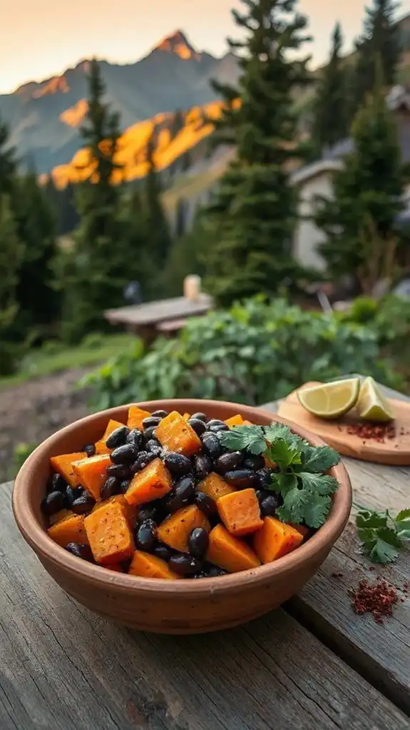 sweet potatoes and black beans sweet potatoes and black beans