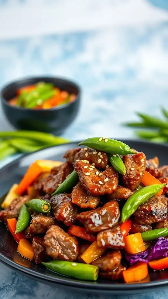 sweet savory vegetable stir fry