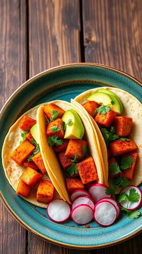 sweet spicy potato tacos sweet spicy potato tacos