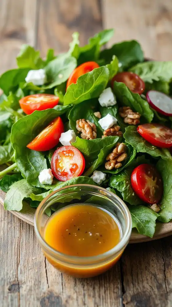 sweet tangy salad dressing