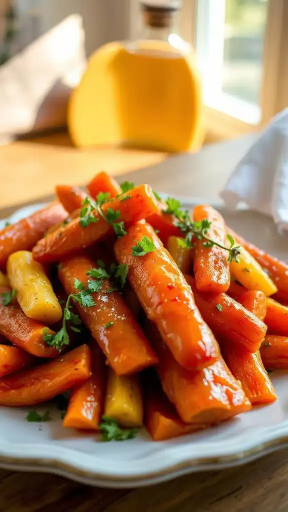 sweetly roasted carrot dish sweetly roasted carrot dish