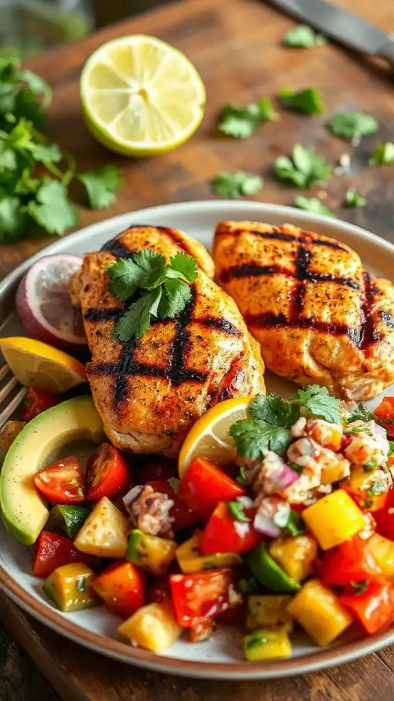 taco flavored grilled chicken