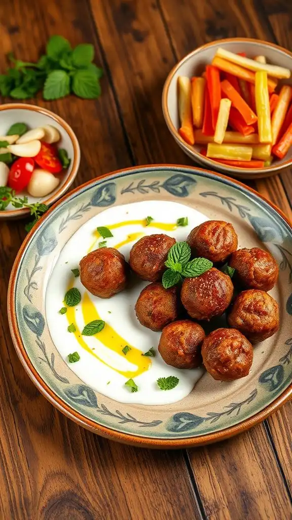 tahini lamb meatballs recipe