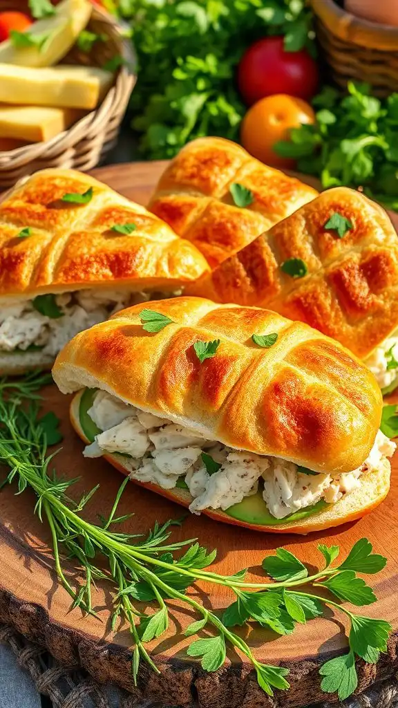 tarragon chicken salad sandwiches tarragon chicken salad sandwiches