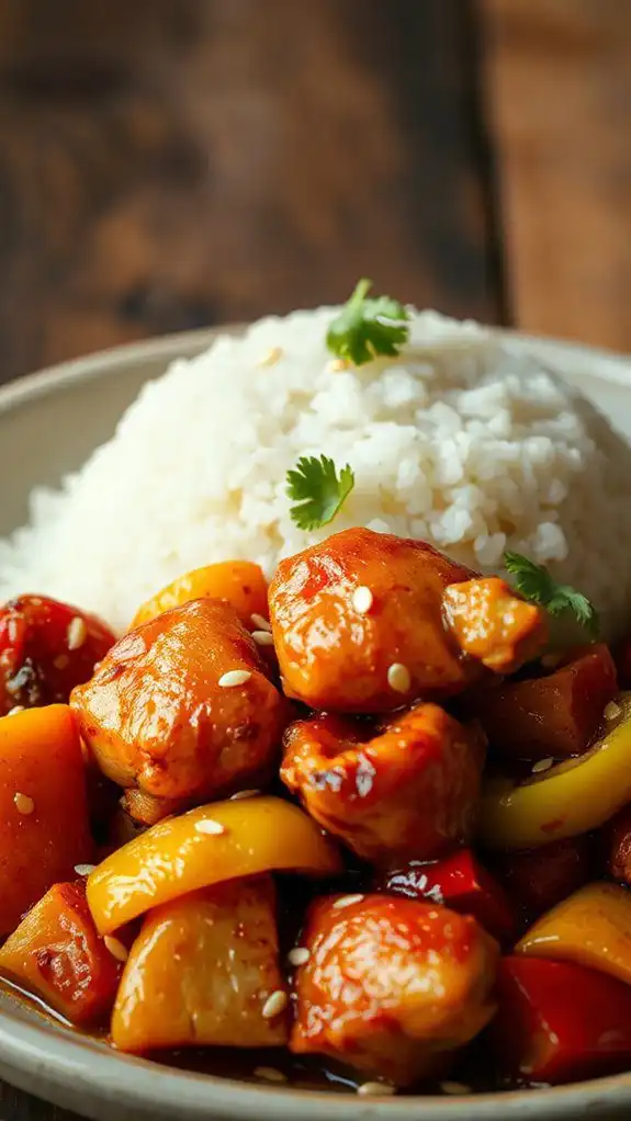 tasty chicken with tang tasty chicken with tang