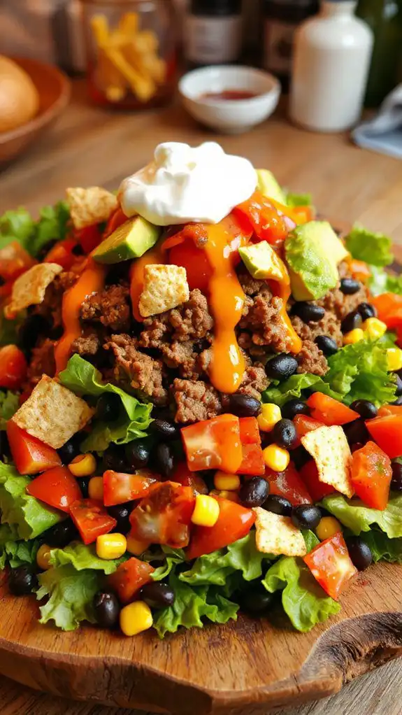 tasty salad with crunch