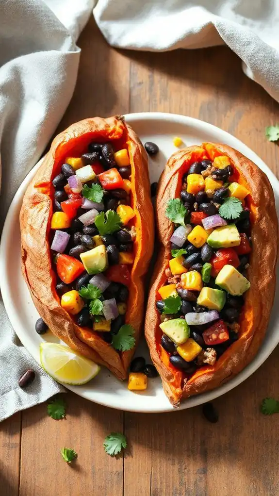 tasty stuffed sweet potatoes
