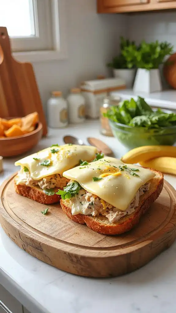 tasty tuna toast melts