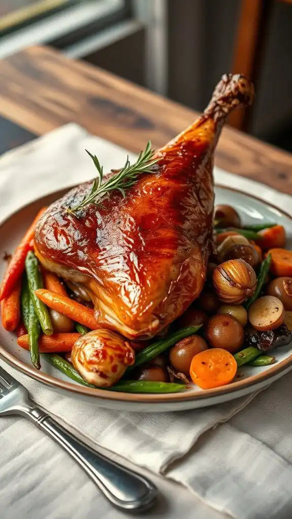 tender flavorful duck preparation
