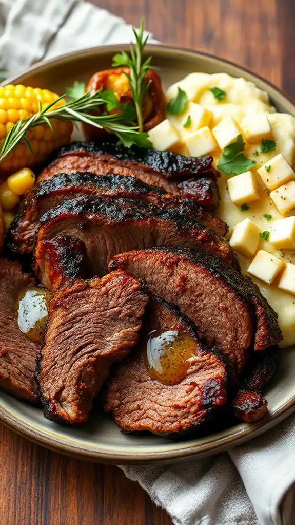 tender slow cooked beef