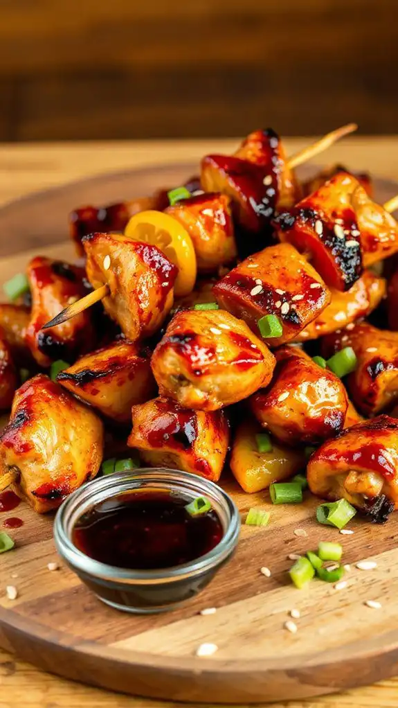 teriyaki chicken skewers recipe