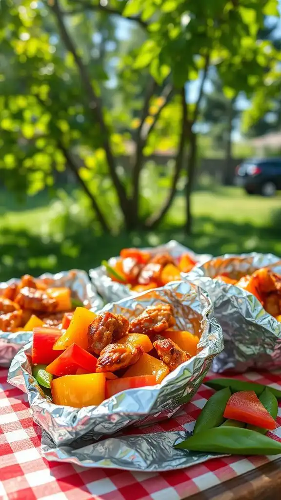 teriyaki chicken vegetable packets