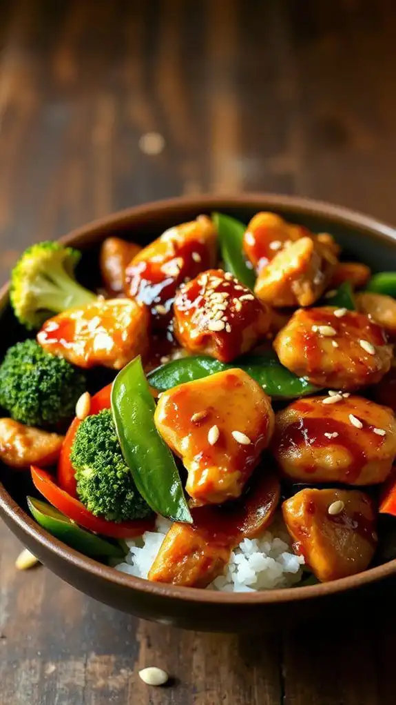 teriyaki chicken vegetable stir fry teriyaki chicken vegetable stir fry