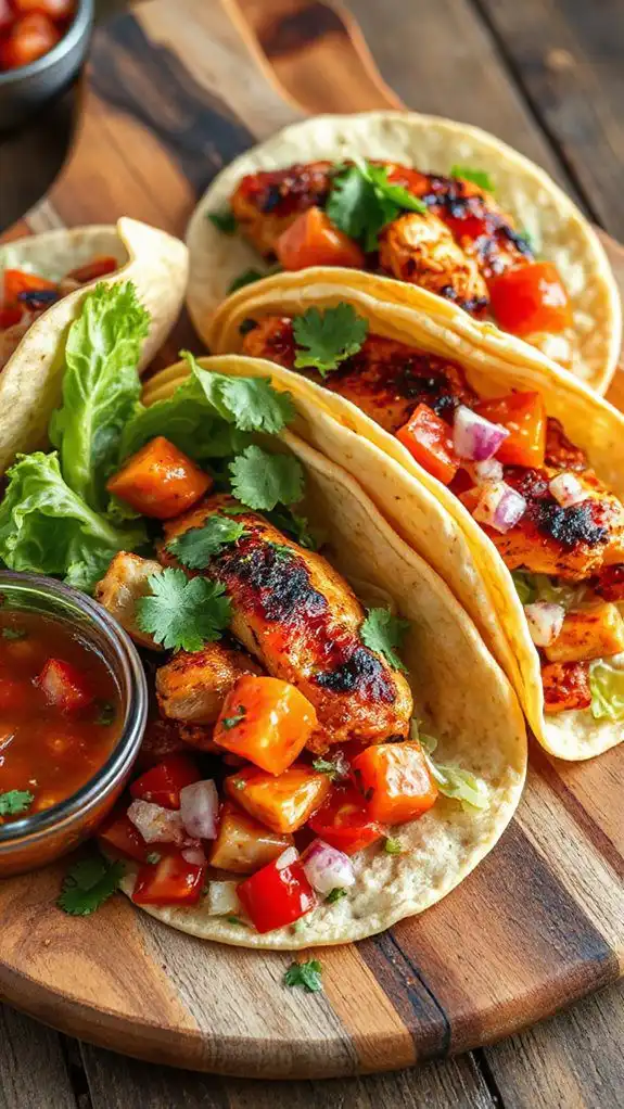 tex mex chicken tacos recipe