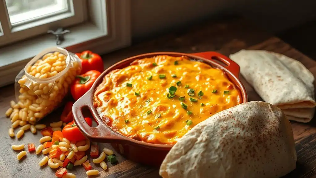 tex mex hamburger casserole dish