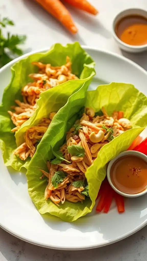 thai chicken wraps recipe