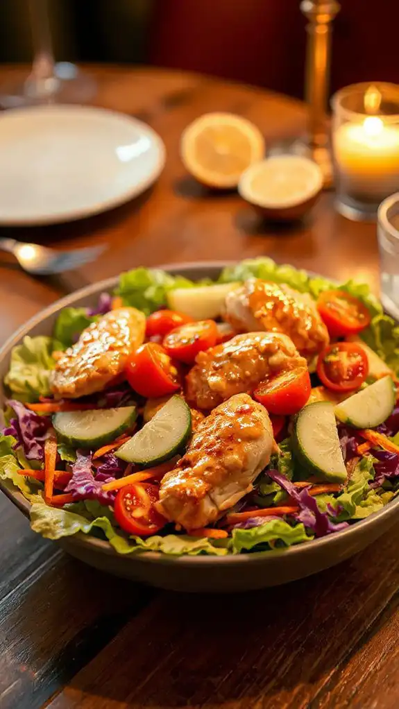 thai inspired chicken salad
