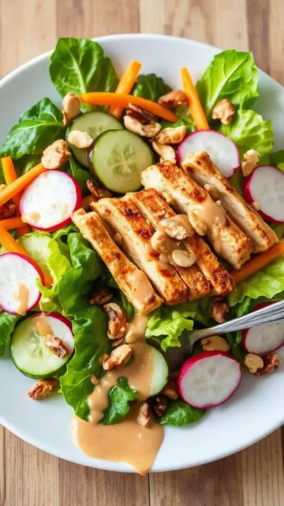 thai inspired chicken salad recipe