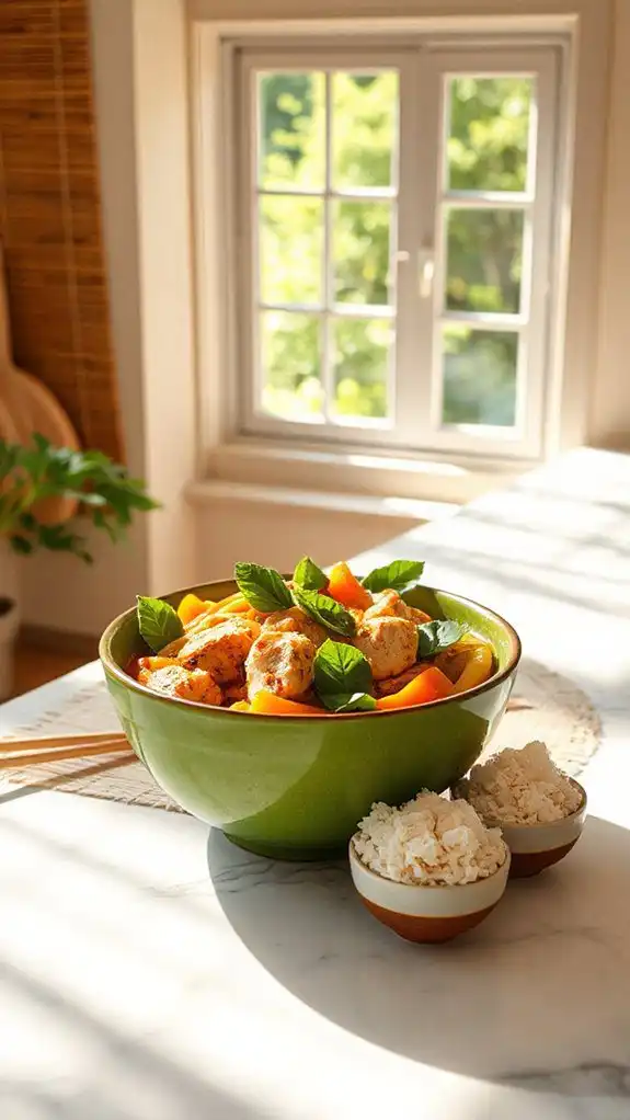 thai microwave green curry recipe