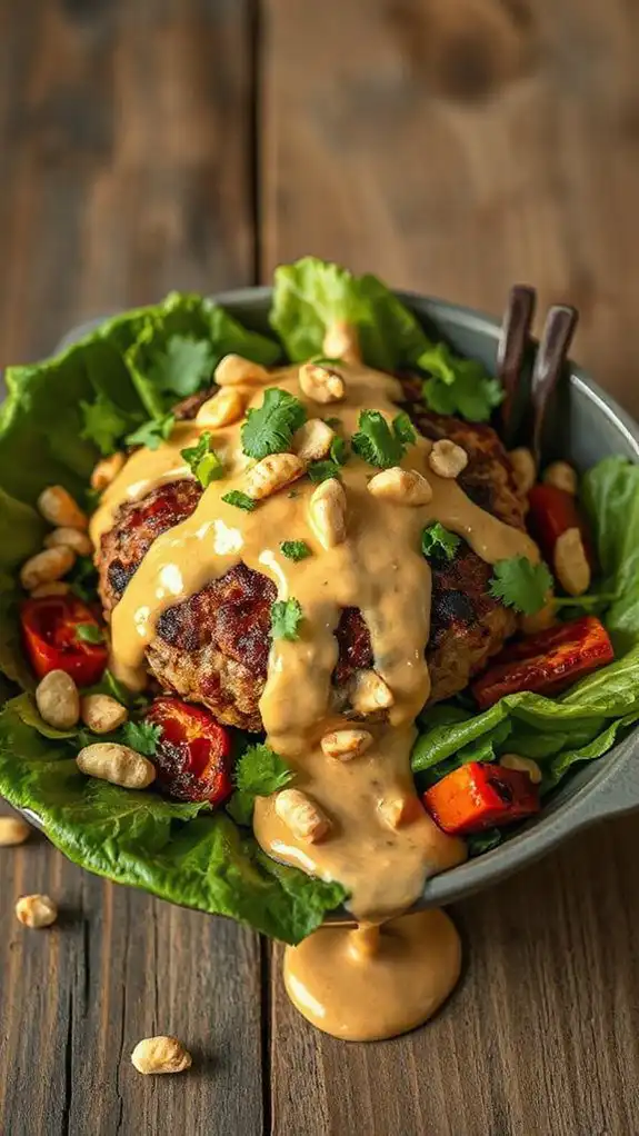 thai peanut butter bowl