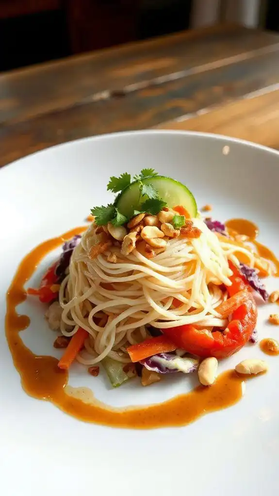 thai peanut noodle salad