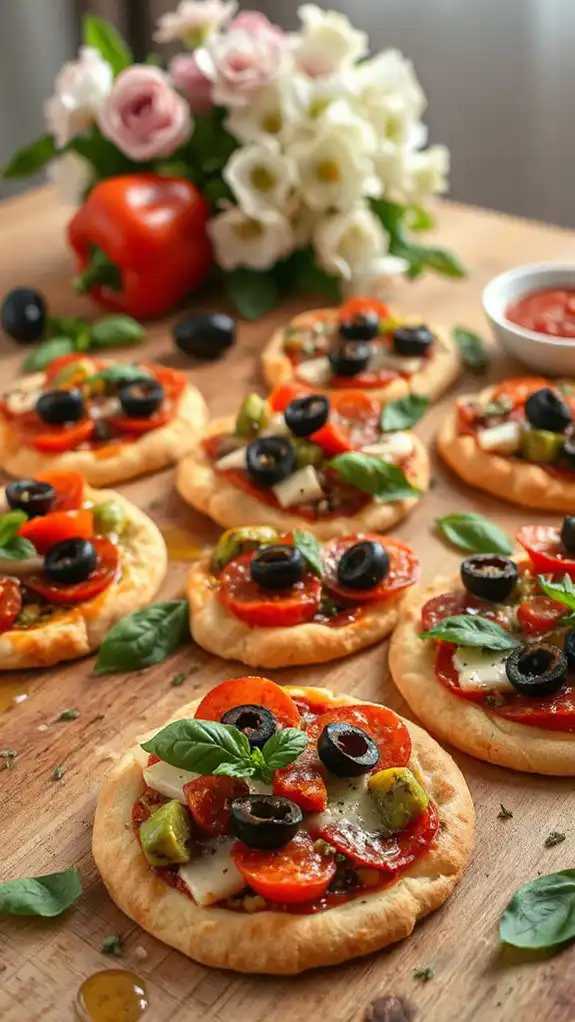 tiny pita bread pizzas
